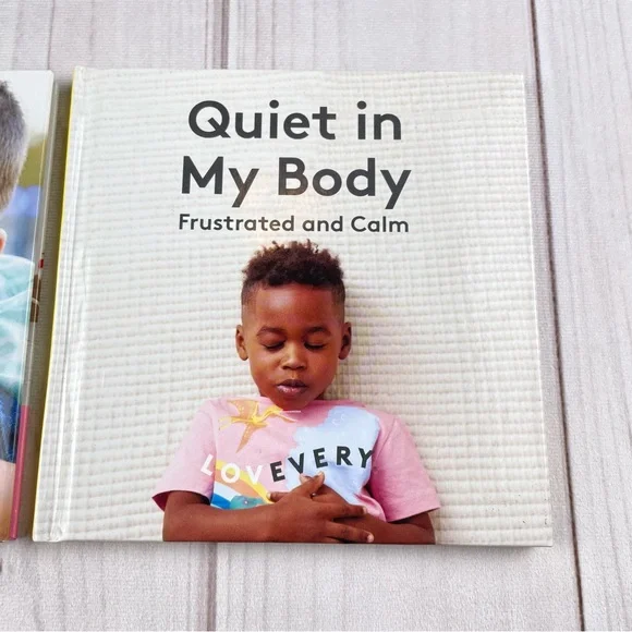 Lovevery Book Bundle Emotion Quiet In My Body Two Big Feelings Hardcover Lot - Picture 3 of 11